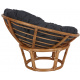 Aga Ratanové kreslo PAPASAN Dark Grey