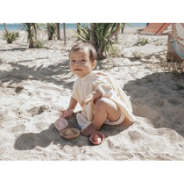 BAMBOOM Sada 4 loďiek na hranie Ružová