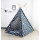 Aga4Kids Detské Teepee Hviezdy Tmavomodrá