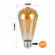 LED žiarovka E27 8W ST64 teplá biela