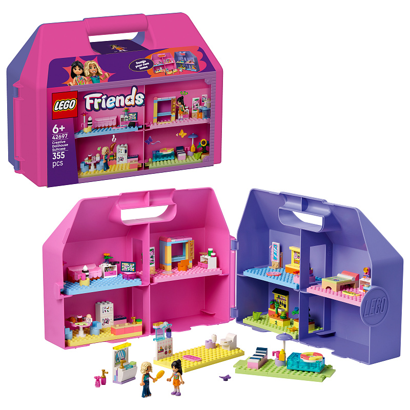 LEGO® Friends 42697 Kreatívny kufrík s domčekom pre bábiky