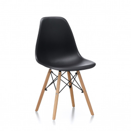 Aga Jedálenská stolička Čierna