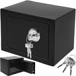 Trezor s mechanickým zámkom 230x170x170mm čierna 6DAZ207 - II. AKOSŤ