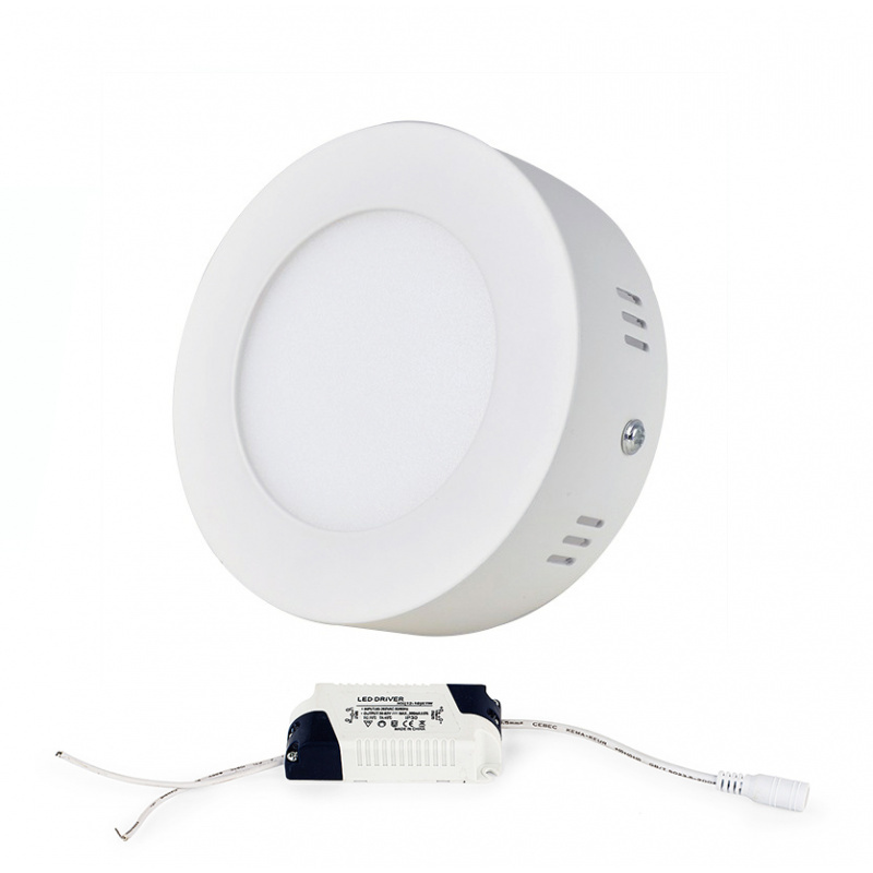 LED panel KRUHOVÝ BRGD0112 120x120x30mm prísadený - 6W - 230V - 390Lm - neutrálny