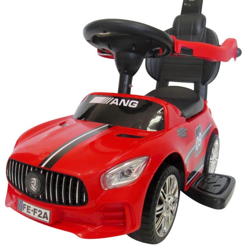 R-Sport Detské odrážadlo Auto J7 2v1 Červené