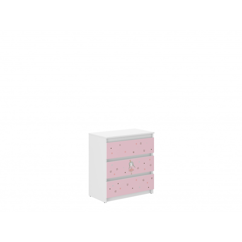 Wooden Toys Detská komoda Princess R-3