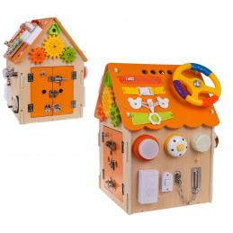 Multifunkčný Interaktívny Drevený Domček Multifunkčný Interaktívny Drevený Domček