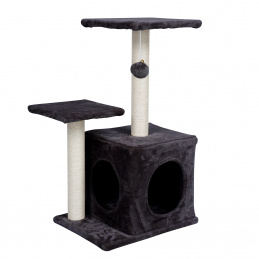 Aga Škrabadlo pre mačky 30x45x70 cm Čierne