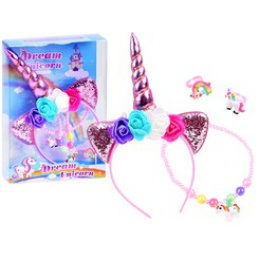 Čelenka Jednorožec s príslušenstvom ZA3794