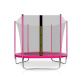 Aga SPORT FIT Trampolína 180 cm Pink + vnútorná ochranná sieť