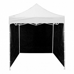 Aga Bočnice k predajnému stánku 2x3m Čierna