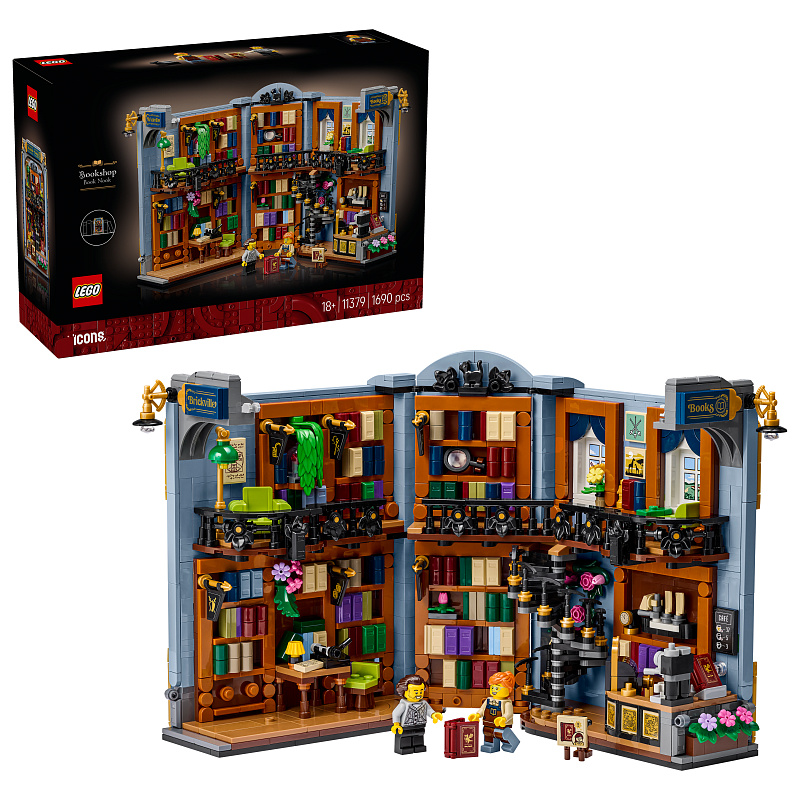 LEGO® Icons 11379 Knižná zarážka: Kníhkupectvo