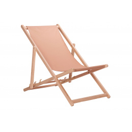 Aga Drevené skladacie lehátko Svetlo hnedé