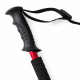 Aga Trekingové palice AntiShock 61–135 cm Červená