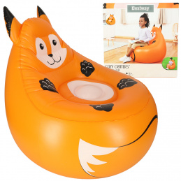 BESTWAY 75116 Nafukovacie kreslo s líškou