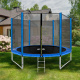 Aga SPORT PRO Trampolína 305 cm Modrá + ochranná sieť + rebrík