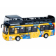 Kovový dvojposchodový autobus ZA2094 - žltý