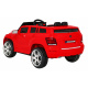 Detské autíčko City Rider Červené + Diaľkové ovládanie + Nastavenie volantu + Pomalý štart + MP3 USB + LED dióda