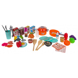 Kuchyňa Kuchynský Kútik s Funkciou Svetiel, Zvuku, Vody a Pary 42ks.