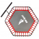 Aga Smart FITNESS Trampolína 130 cm Red + madlo