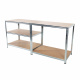 Linder Exclusiv Kovový regál 180x100x60 cm 5 políc