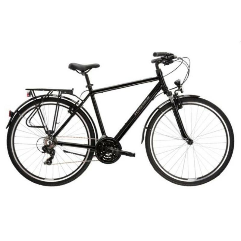 KROSS Pánsky bicykel TRANS 1.0 28" Čierne