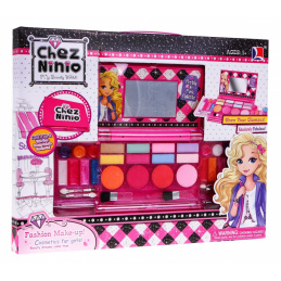 Maliarska sada Ružová paleta pre deti 5+ Farebný make-up + príslušenstvo