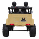 Toyota FJ Cruiser pre deti béžová + diaľkové ovládanie + pohon 4x4 + LED audio + EVA + pomalý štart