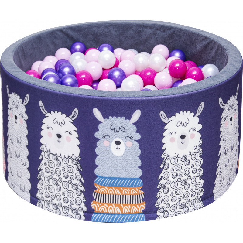 Aga Suchý bazén 90x40 cm s loptičkami 485