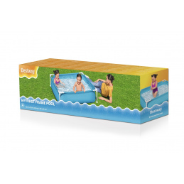 BESTWAY Štvorcový záhradný bazén 122x122x30,5 cm pre deti 2+