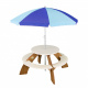 Axi Detský piknikový stôl so slnečníkom ORION