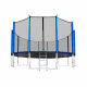 Aga SPORT PRO Trampolína 500 cm Modrá + ochranná sieť + rebrík + vrecko na obuv