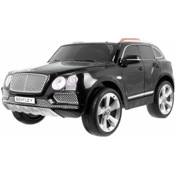 Bentley Bentayga auto na batérie pre deti čierne + EVA kolesá + rádio MP3 + diaľkové ovládanie