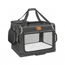 Tresko Prepravka pre psy a mačky 83x58x58 cm Sivá Tresko Prepravka pre psy a mačky 83x58x58 cm Sivá