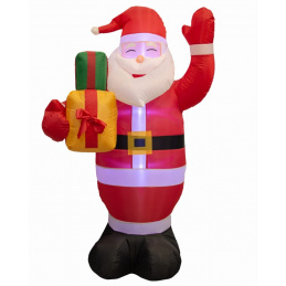 Nafukovací Santa Claus s LED osvetlením - 150 cm
