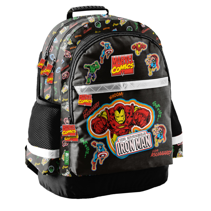 Paso Školský batoh trojkomorový Iron Man