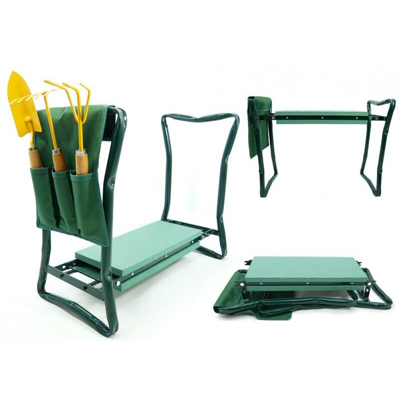 Aga Záhradná multifunkčná stolička Zelená