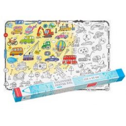 MONUMI XXL podlahové omaľovánky - Vozidlá 4+