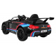 BMW M6 GT3 Autíčko na batérie pre deti čierne + ventilácia + zvuky MP3 Svetlá + diaľkové ovládanie