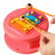 Aga4Kids Ťahací slimák s xylofónom Ružový