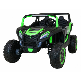 Buggy ATV Racing pre 2 deti Zelená + pohon 4x4 + diaľkové ovládanie + pomalý štart + MP3 LED