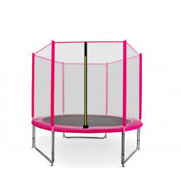Aga SPORT PRO Trampolína 180 cm Pink + ochranná sieť