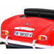 BMW 507 Retro detské elektrické auto červené + LED audio + diaľkové ovládanie + eko koža + EVA + pomalý štart