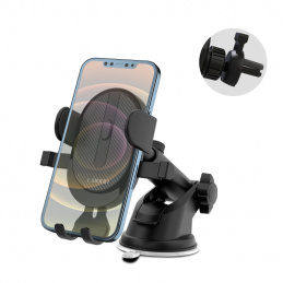 Držiak 2v1 do auta na čelné sklo do mriežky čelného skla