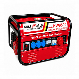 KraftWorld Trojfázová benzínová elektrocentrála KW-8500 2 kW