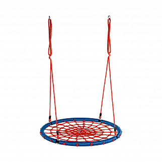 Aga Závesný hojdačkový kruh 100 cm Modro-červený 6DZ078 - II. AKOSŤ