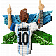 LEGO® Editions 43018 Lionel Messi – Okamih víťazstva