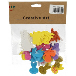 Farebné penové veľkonočné nálepky