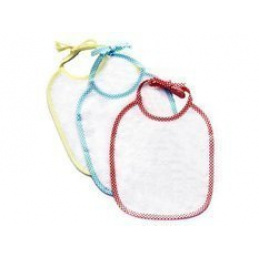 Bavlnený froté bryndáčik 0m+ POUPY 3ks