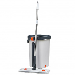 Q8E2 MOP PŁASKI  Z WYCISKACZEM            DWUKOMOROWY ULTRA + ZAPAS